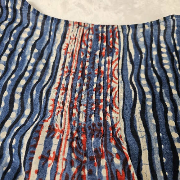 LRL Ralph Lauren Pintuck Peasant Top with 3/4 Sleeves - Picture 11 of 13